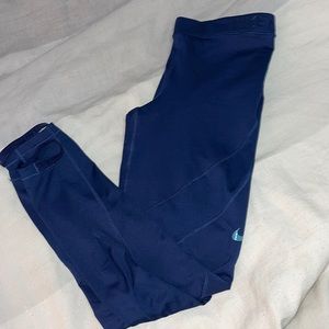 NAVY BLUE NIKE PRO HYPE WARM LEGGINGS
